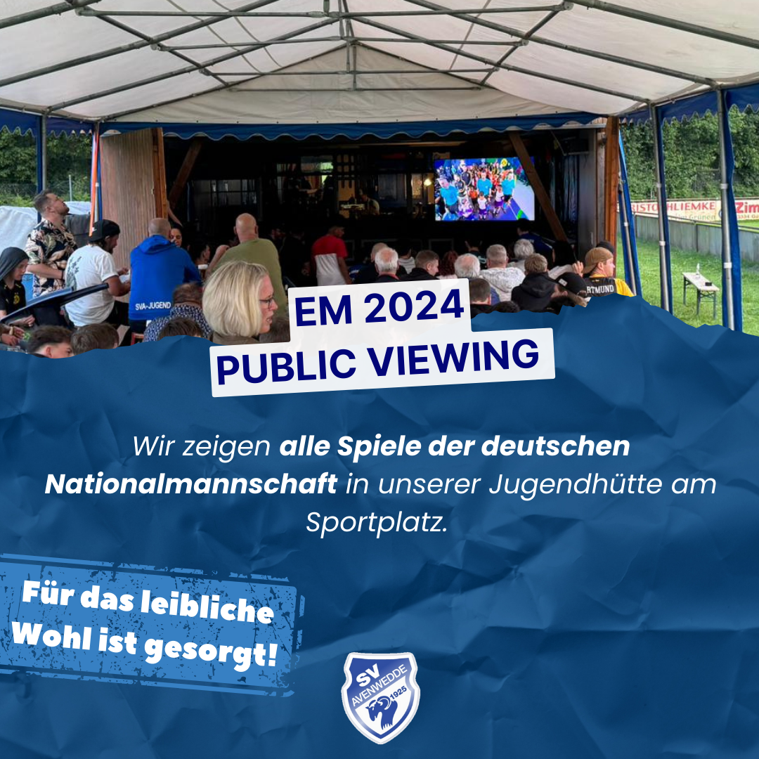 Read more about the article Public Viewing am Sportplatz