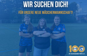 Mehr über den Artikel erfahren Wir suchen dich für unsere Mädchenmannschaft!