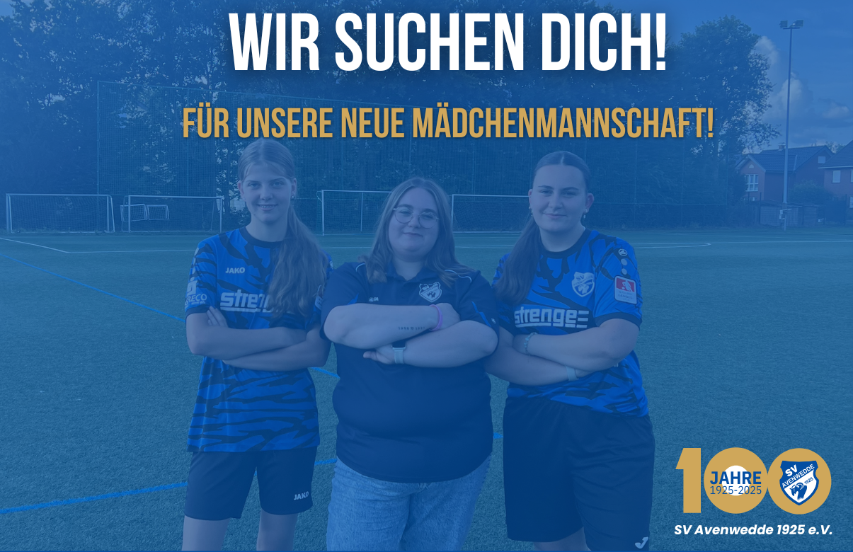 Du betrachtest gerade Wir suchen dich für unsere Mädchenmannschaft!