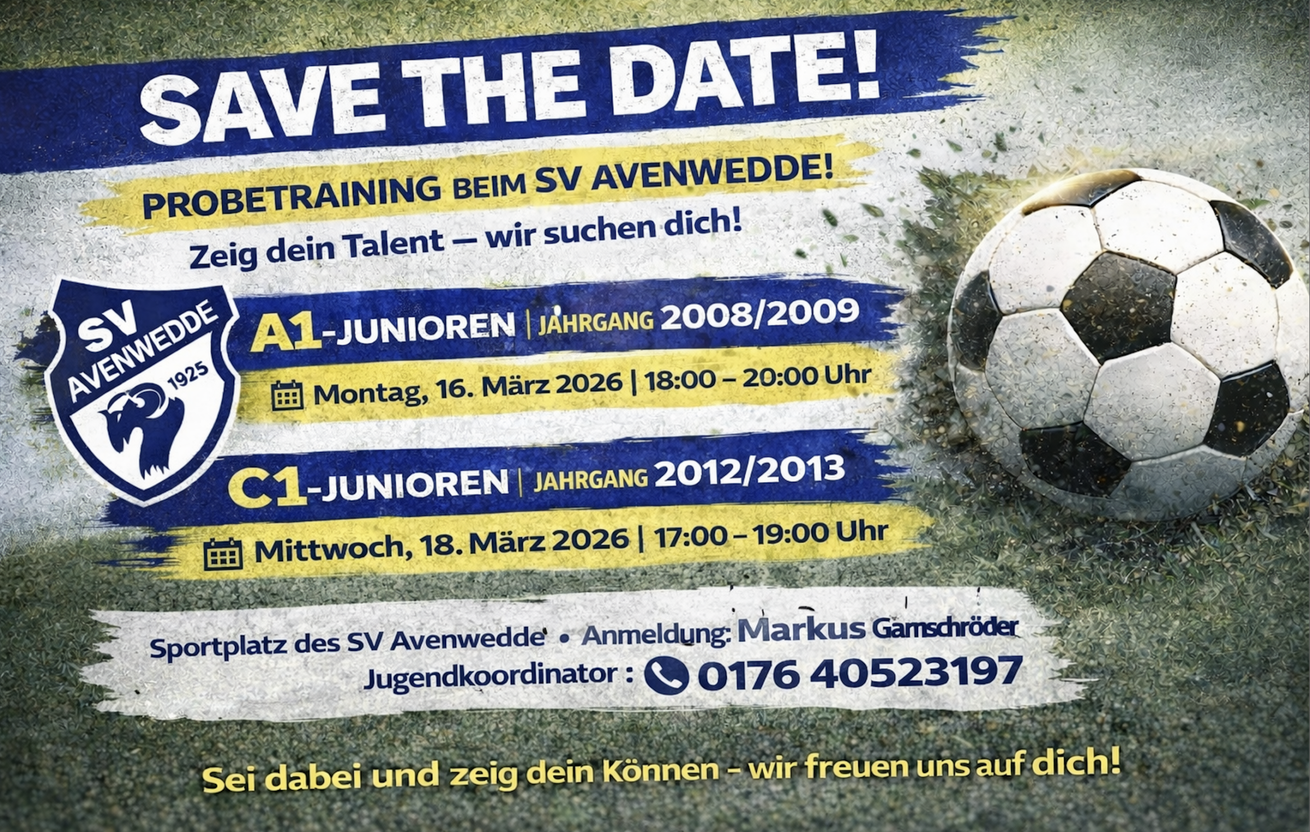 Du betrachtest gerade Probetraining A & C Jugend